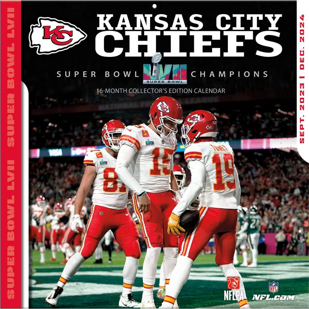NFL Kansas City Chiefs 2024 Wall Calendar  product image