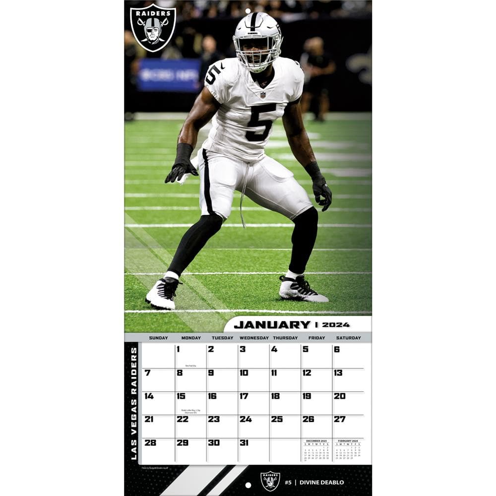 NFL Las Vegas Raiders 2024 Wall Calendar product image