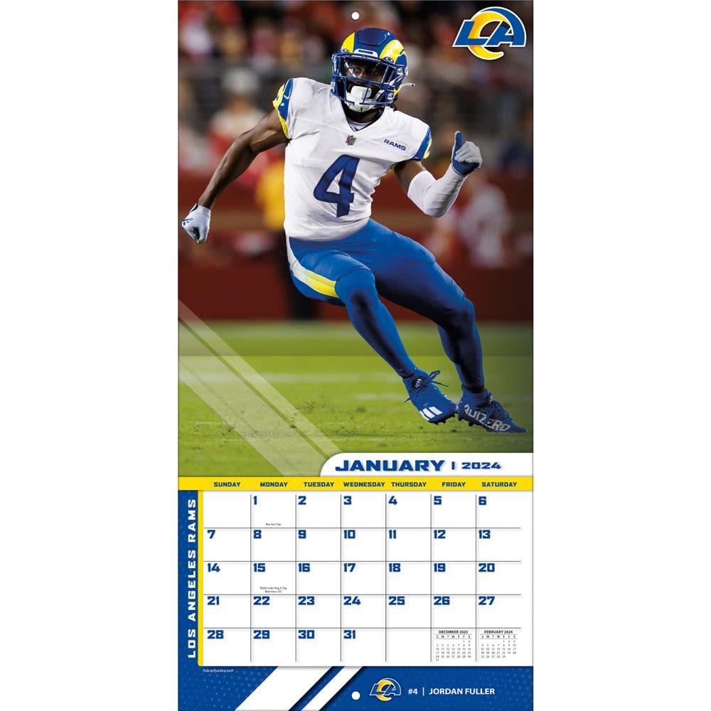 NFL Los Angeles Rams 2024 Wall Calendar  product image