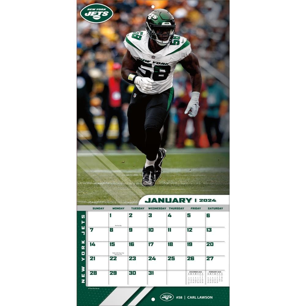 NFL New York Jets 2024 Wall Calendar  product image