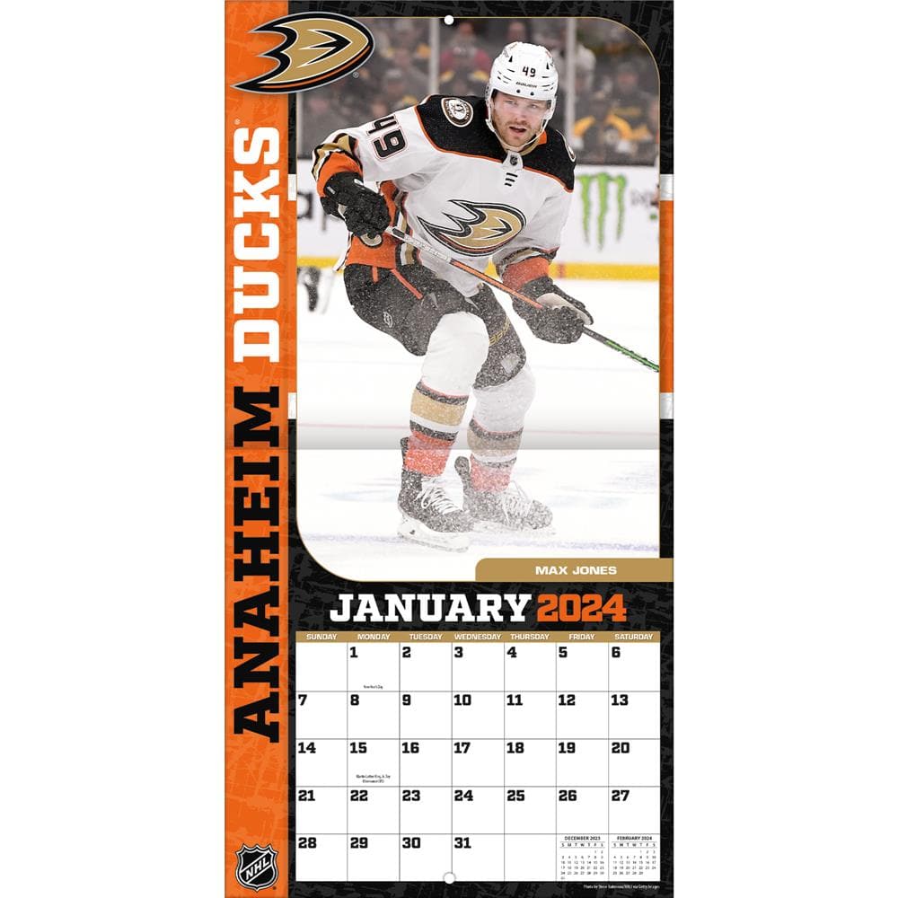 NHL Anaheim Ducks 2024 Wall Calendar  product image