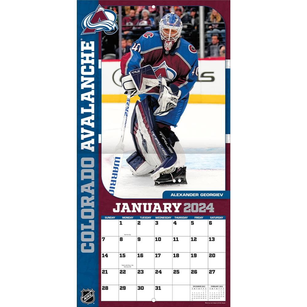 NHL Colorado Avalanche 2024 Wall Calendar  product image