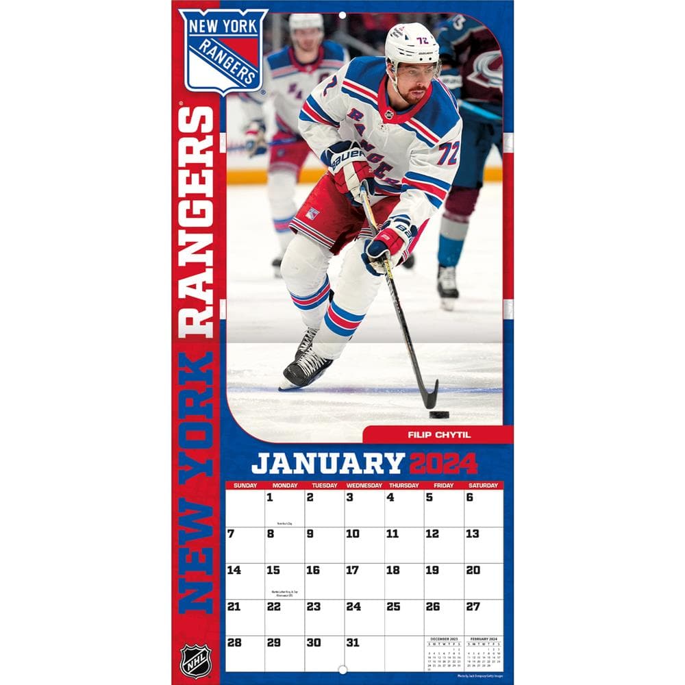 NHL New York Rangers 2024 Wall Calendar  product image