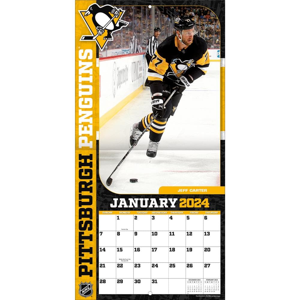 NHL Pittsburgh Penguins 2024 Wall Calendar product image