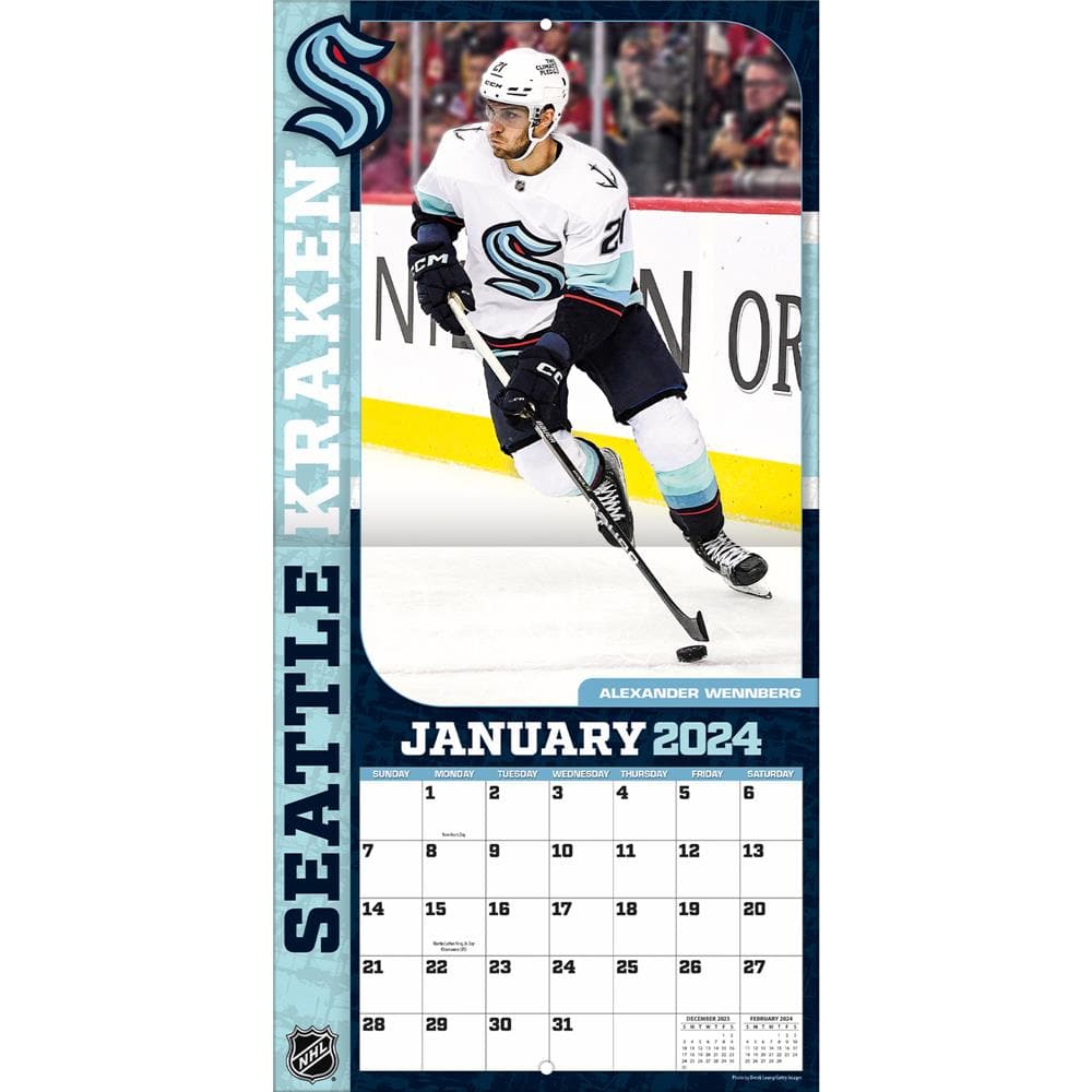 NHL Seattle Kraken 2024 Wall Calendar  product image