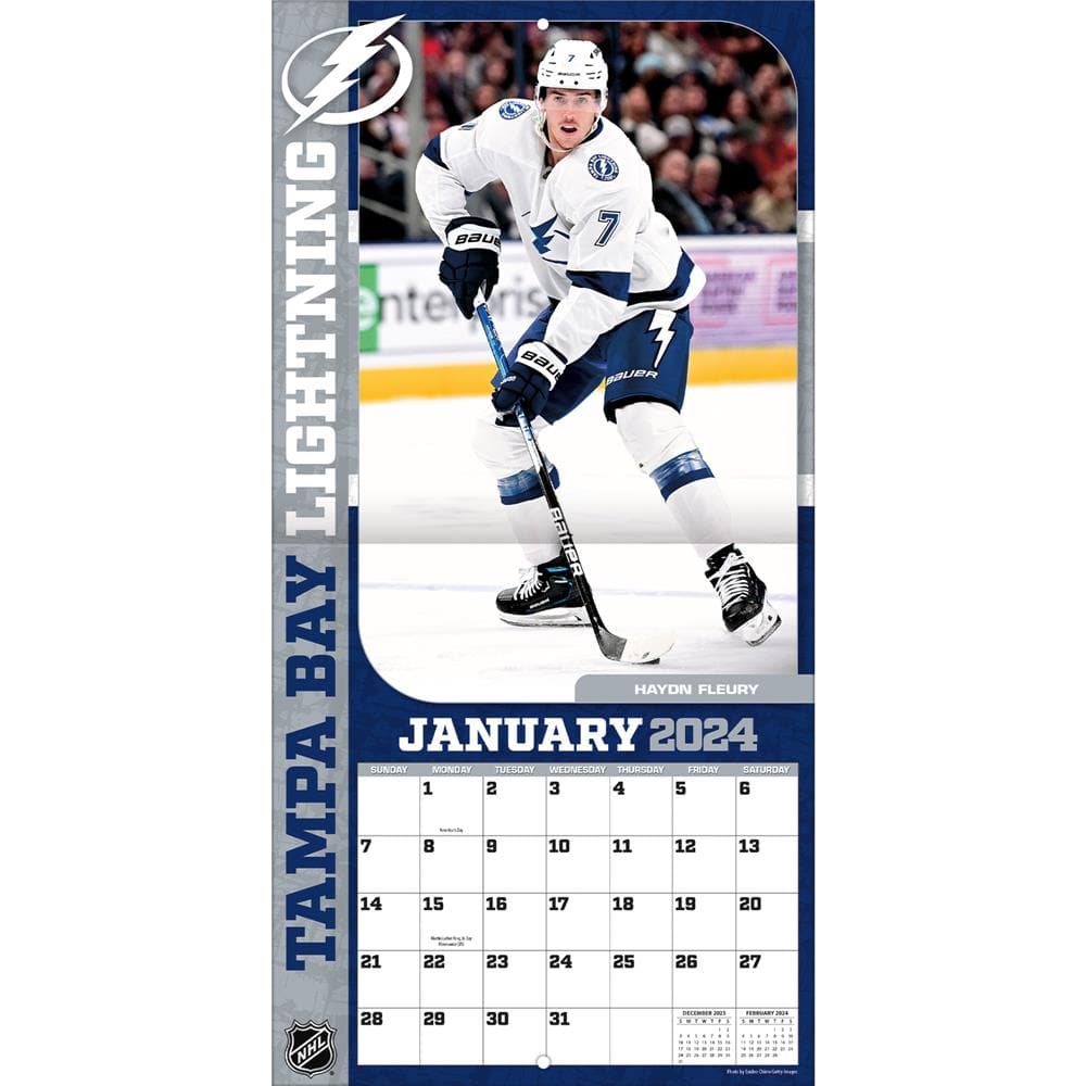 NHL Tampa Bay Lightning 2024 Wall Calendar  product image