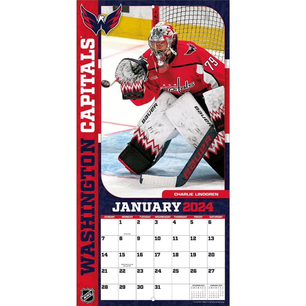 NHL Washington Capitals 2024 Wall Calendar  product image