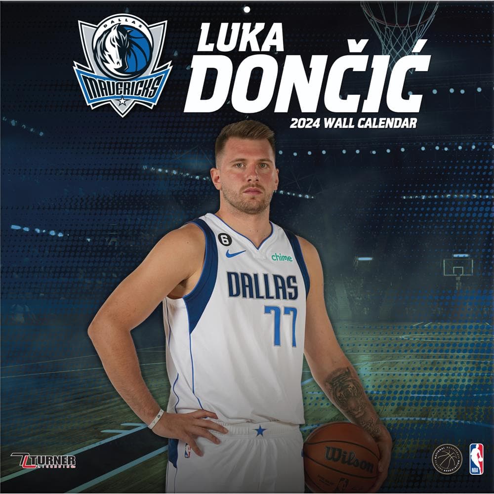 NBA Luka Doncic Dallas Mavericks 2024 Wall Calendar  product image