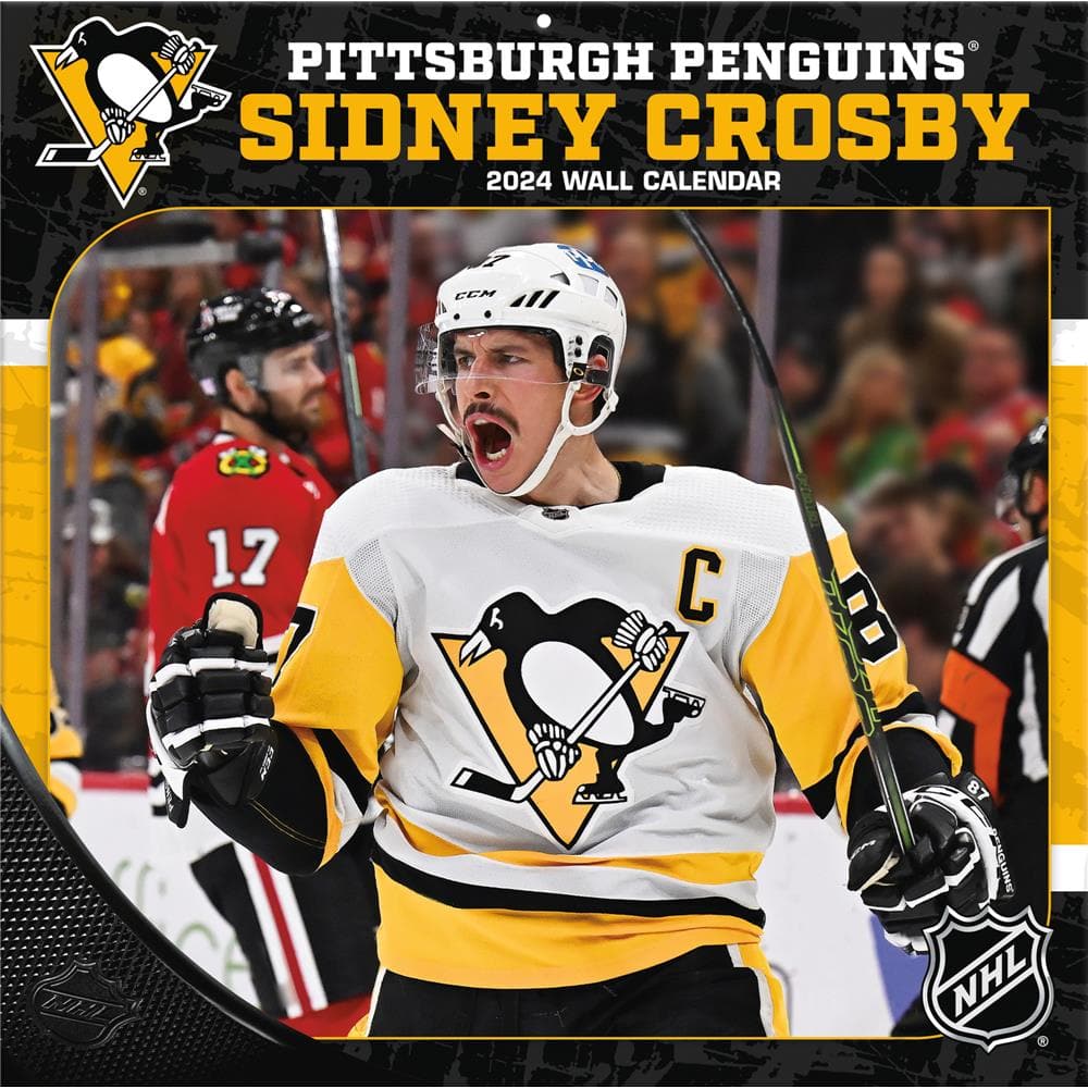 NHL Sidney Crosby Pittsburgh Penguins 2024 Wall Calendar product image