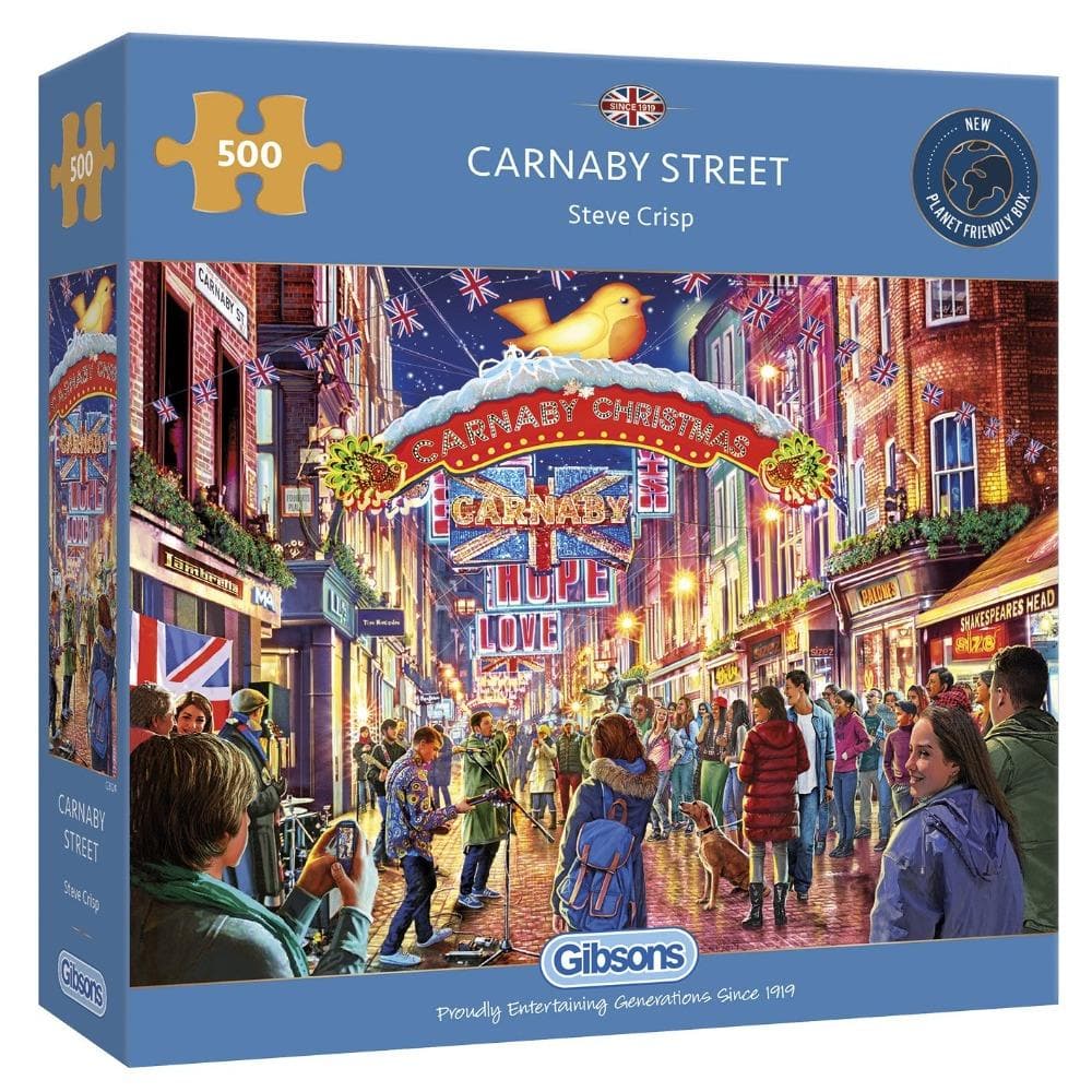 Carnaby Street 500 Piece Puzzle packaging