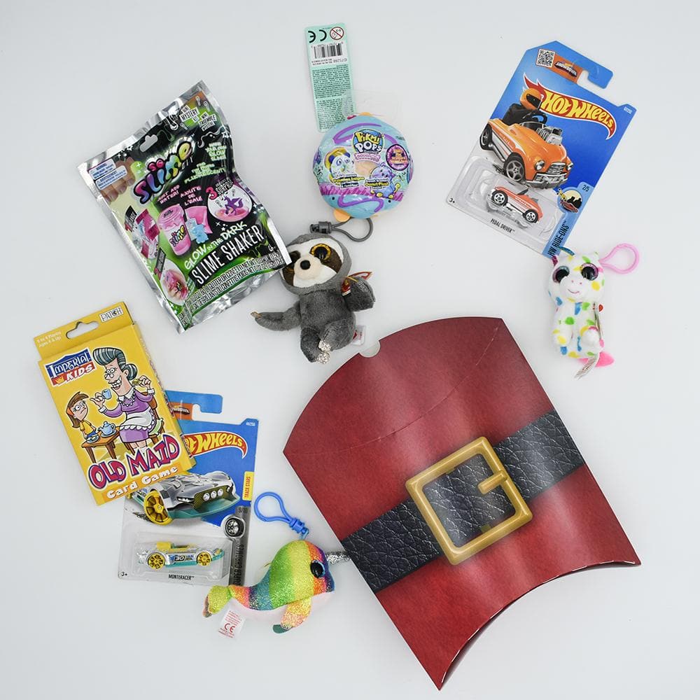 Santas Belt Small Pillow Gift Wrap